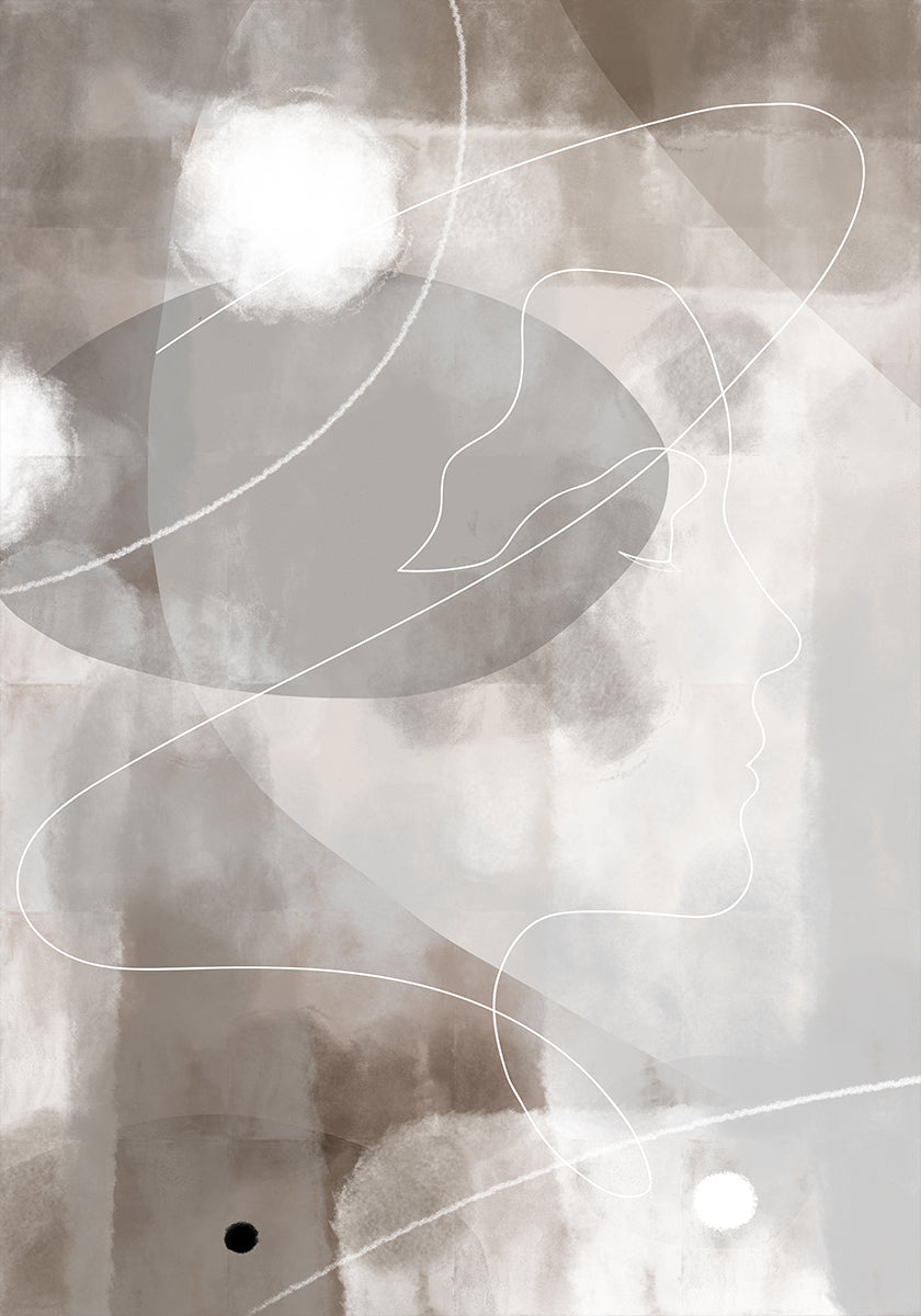Abstracte profielposter