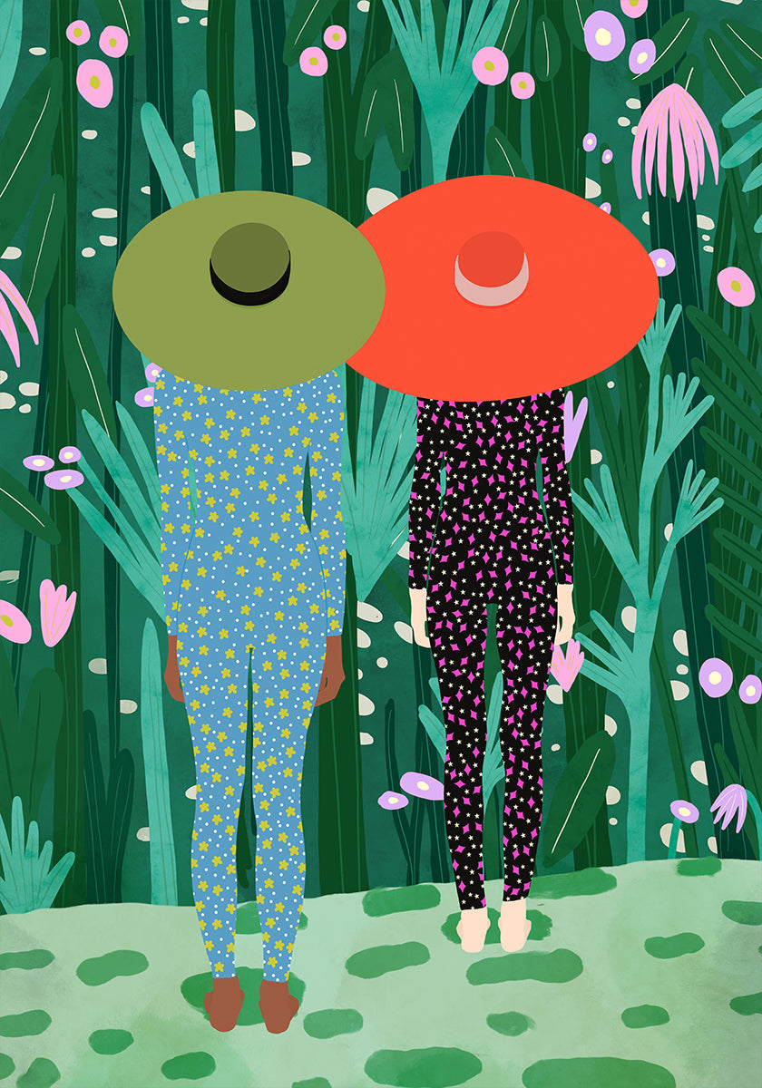 Jungle pyjama poster