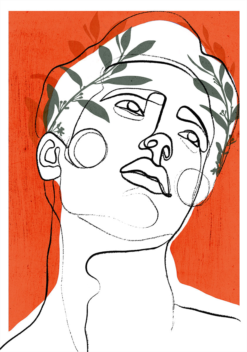 Weelderige contemplatie poster