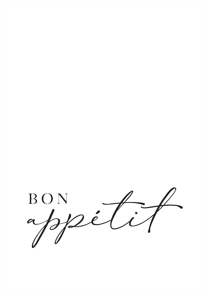 Bon appétit-poster