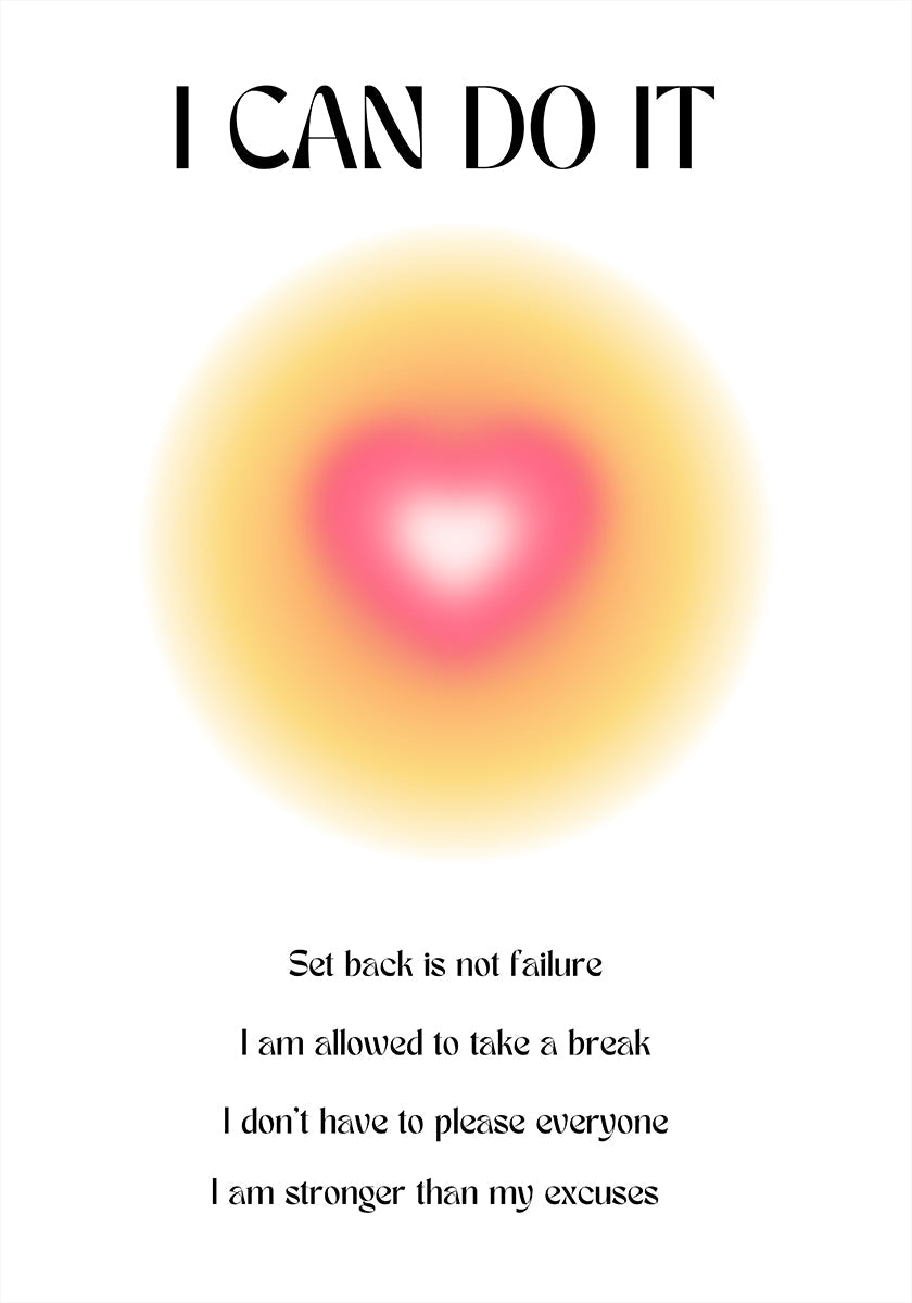 Motiverende Aura-poster