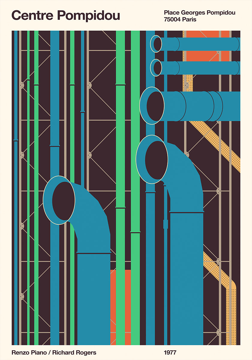 Pompidou-poster