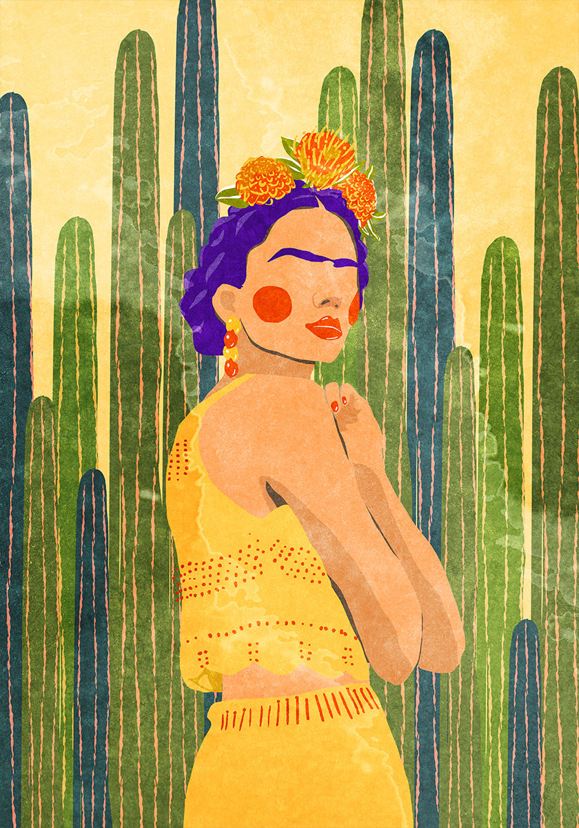 Frida en cactussen