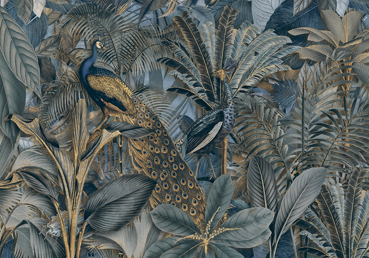 Jungle vogels tuin No3 poster