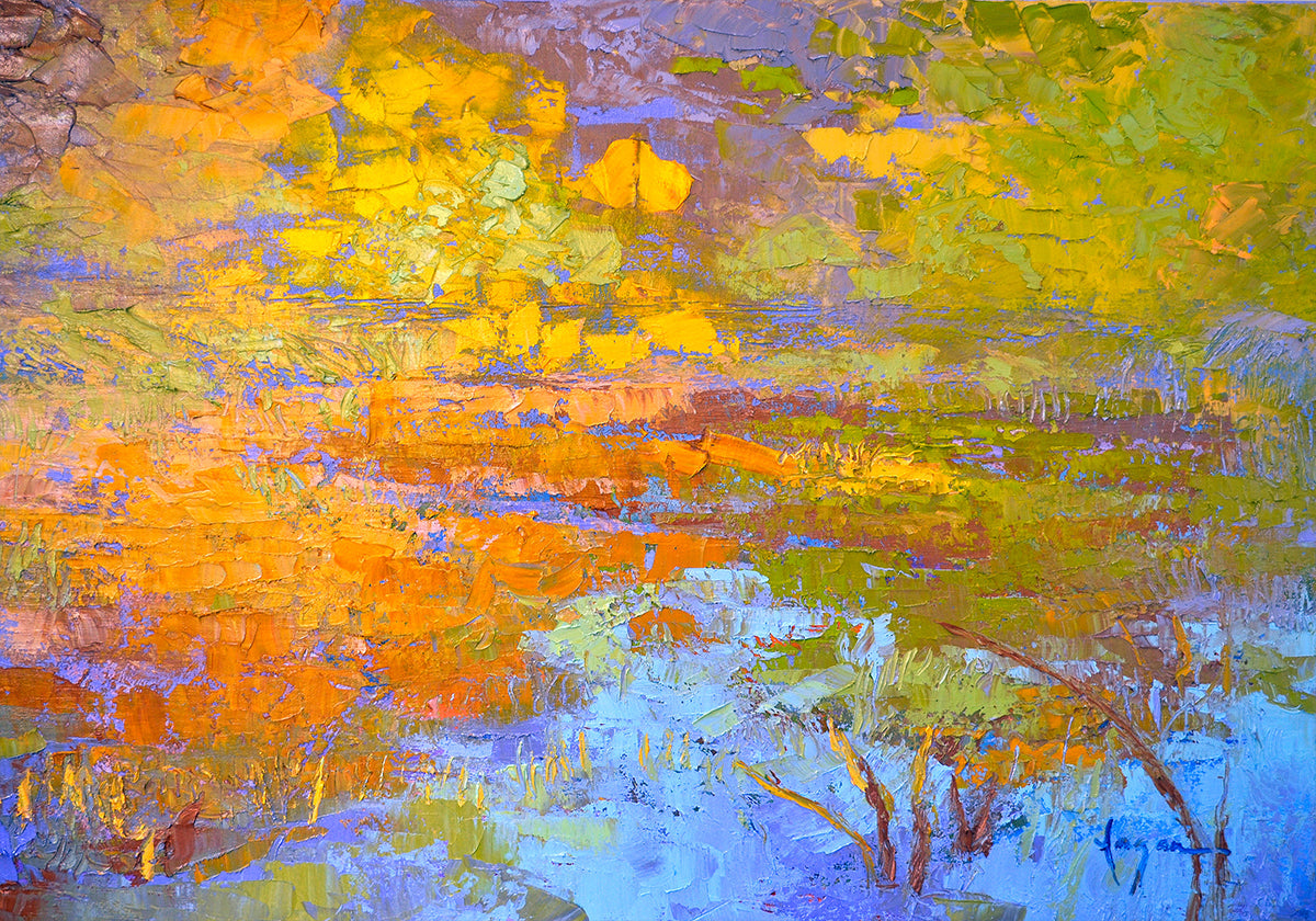 Gouden reflectie
