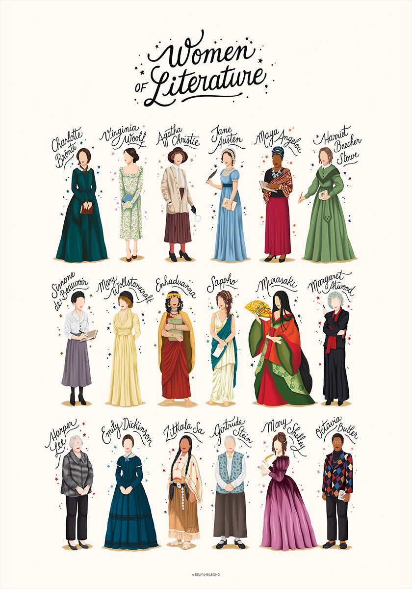 Vrouwen van de literatuurposter