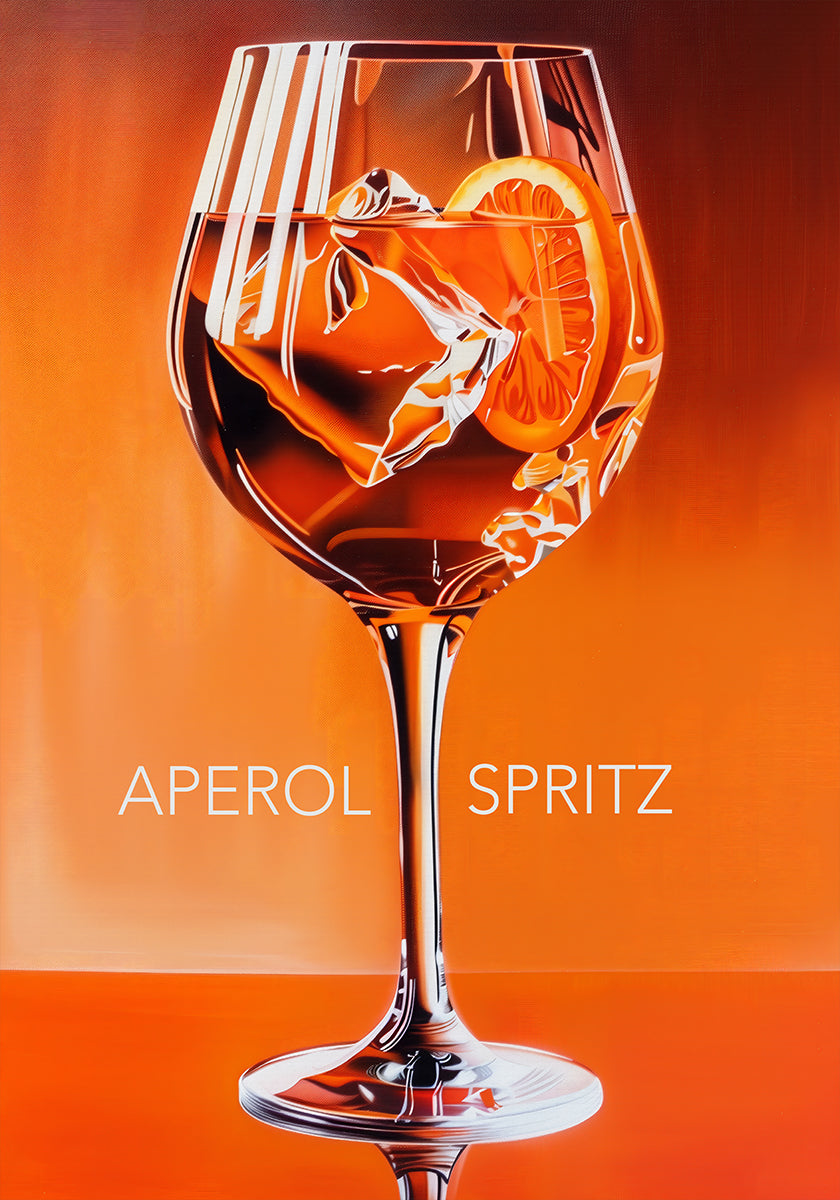 Aperol Spritz oranje poster