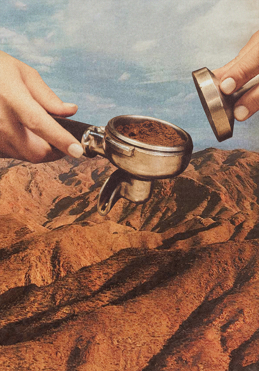 Barista koffie County-poster