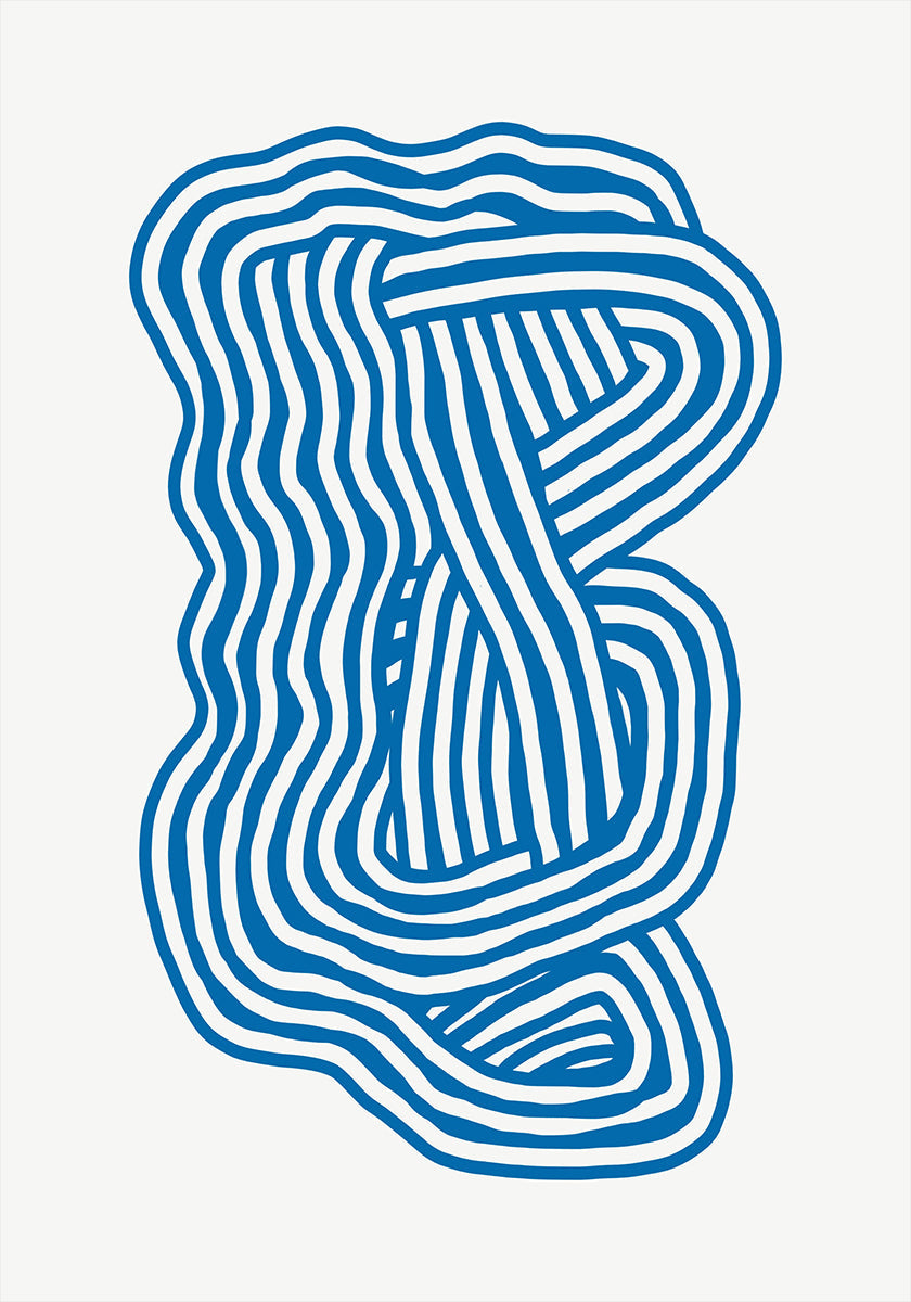 Lijntekeningen Beeldhouwen Poster