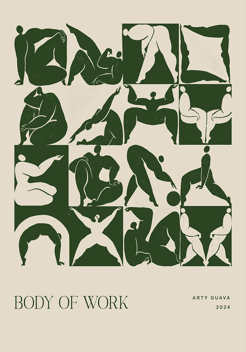 Lichaam van werk (bos) poster