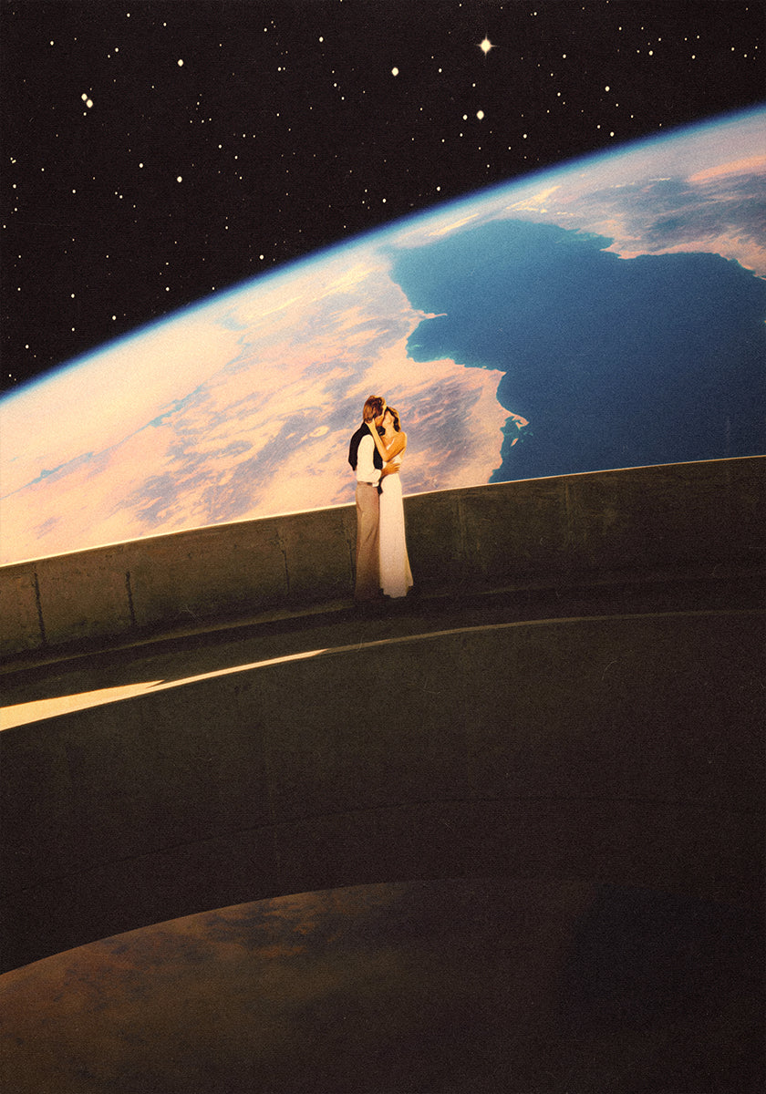 Kosmische liefdeposter