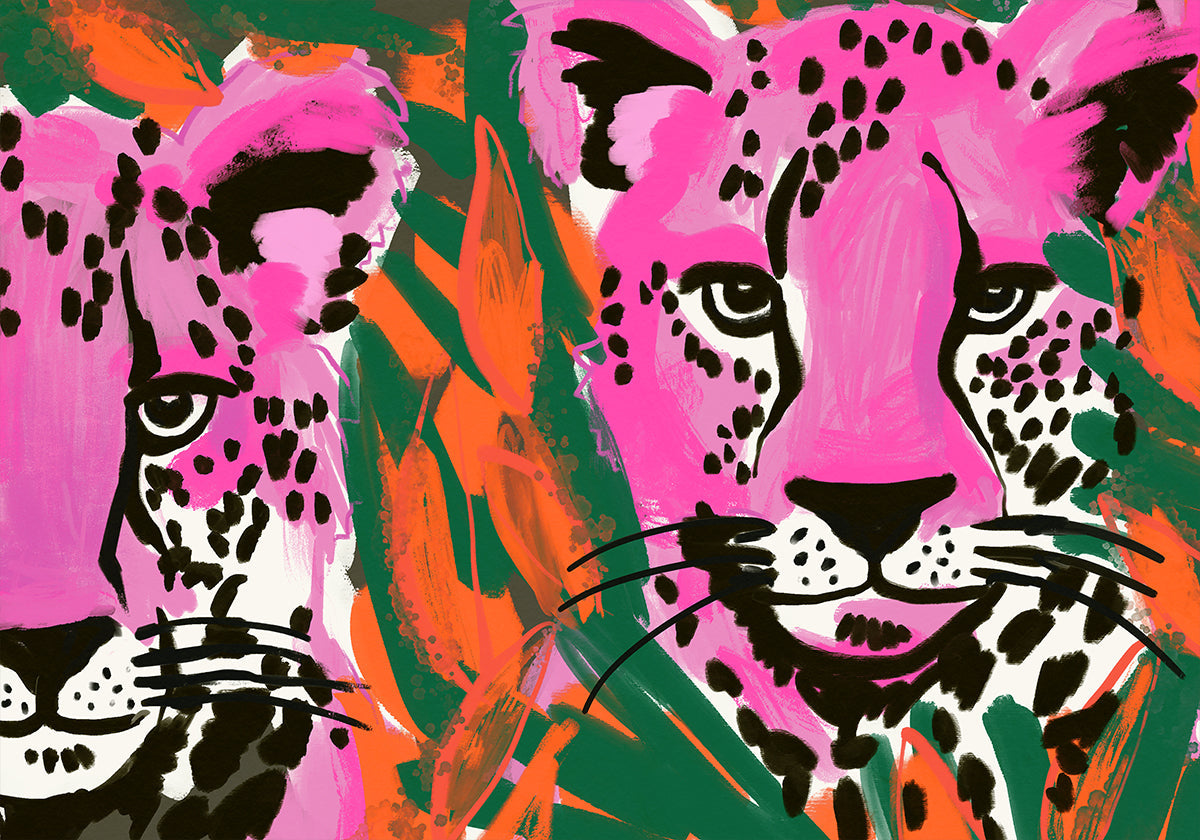 Roze Cheetah-duo