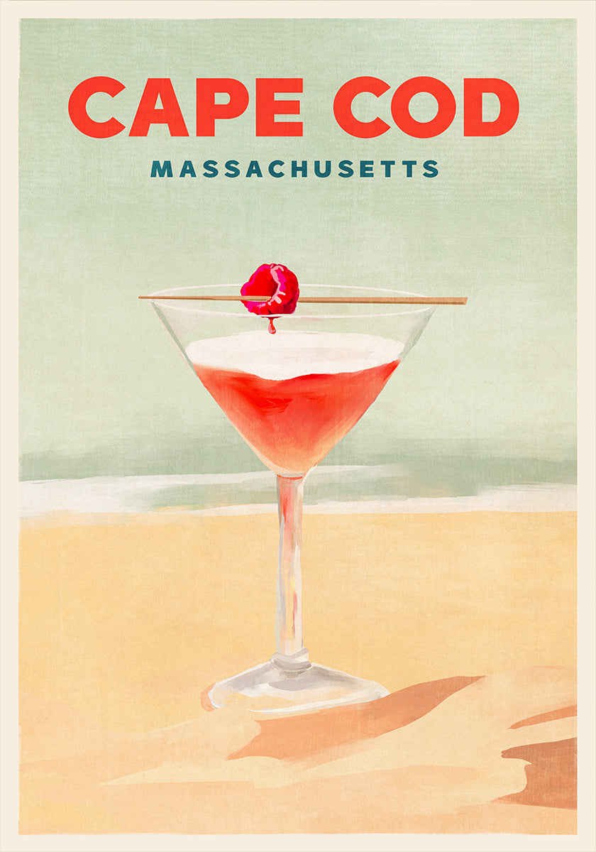 Cape Cod Cocktail hoge poster