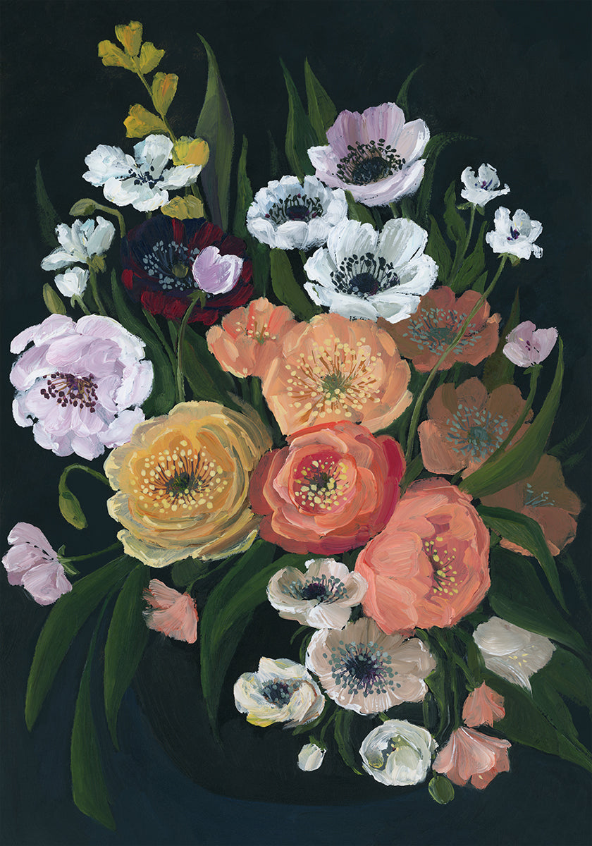 Leocadia humeurig boeket Poster