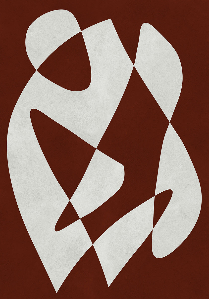 Geometrische moderne vormen 1 poster