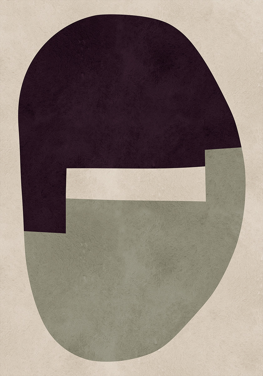 Moderne organische kunst 9 posters