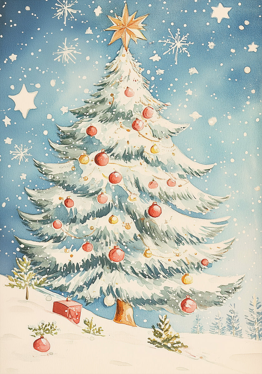 Kerstboom nr. 1 poster