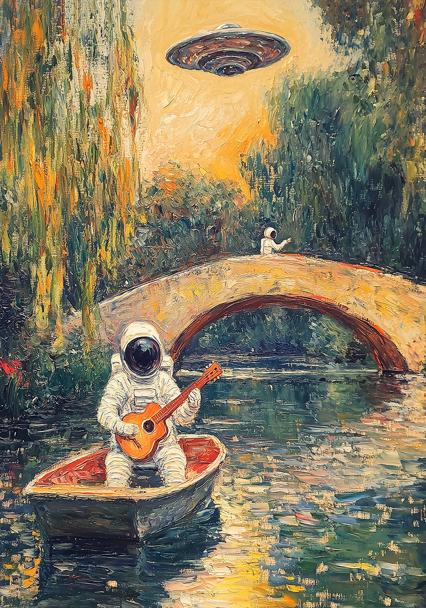 Ballade aan de rivierposter