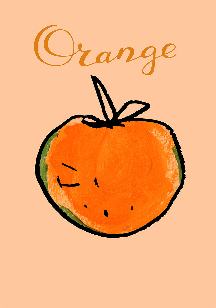 Zonnige Citrus Bliss-poster