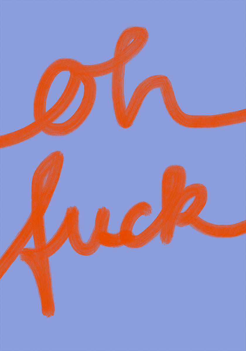 Onverwachte woordenposter