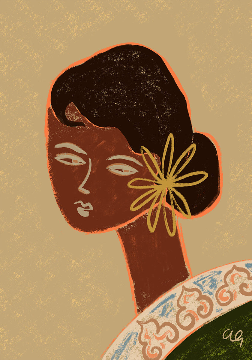 De Groene Dame-poster