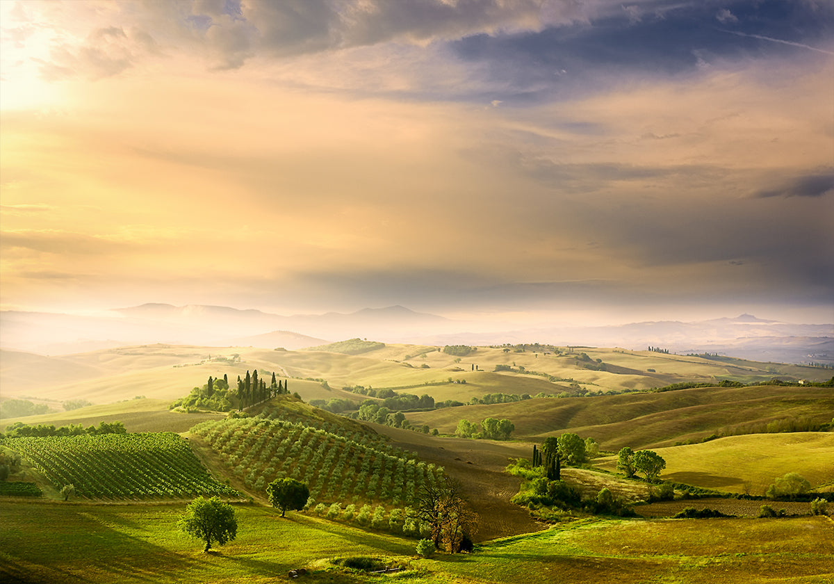 Zonsopgang van Podere Belvedere