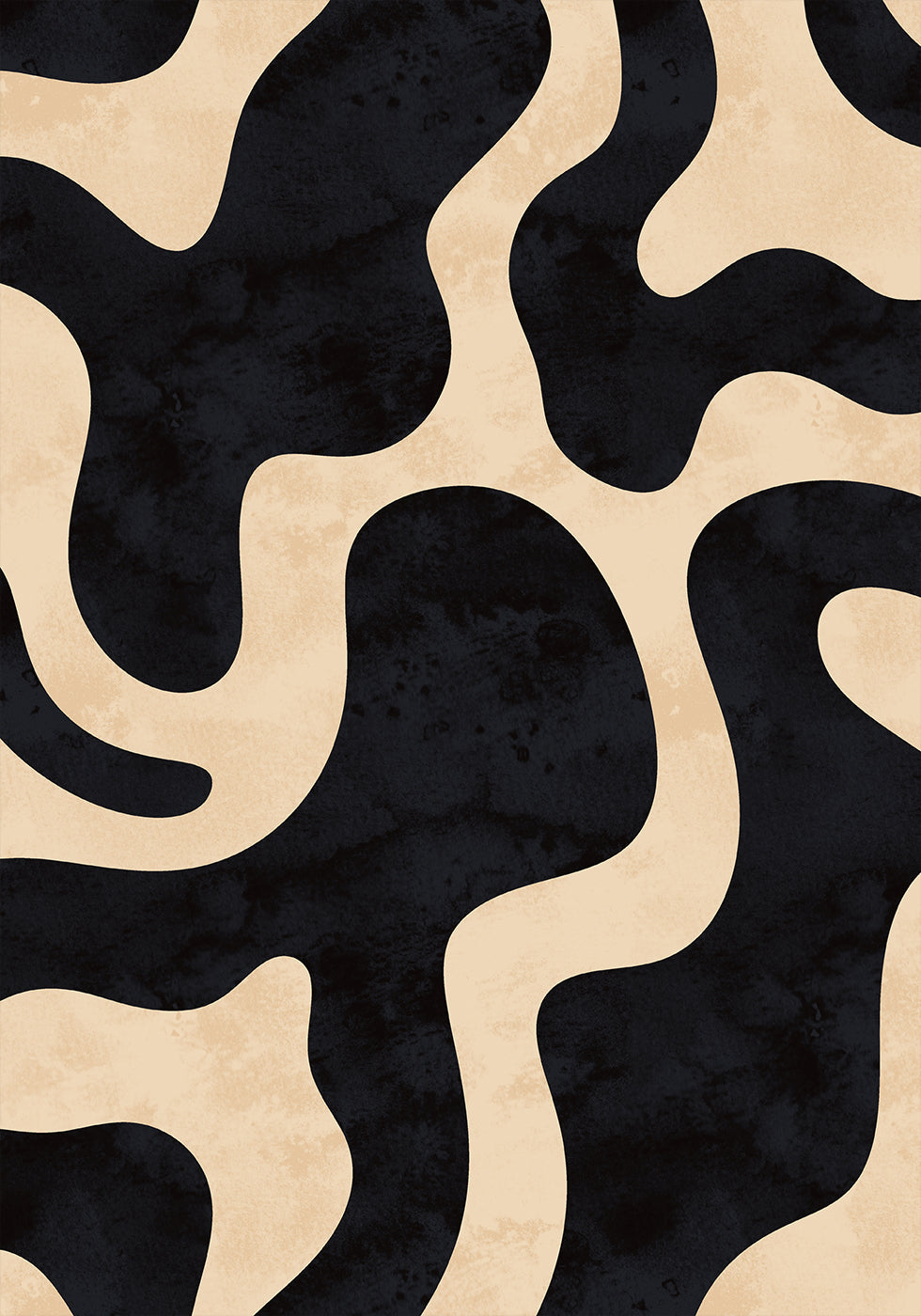 Organische abstracte vormen poster
