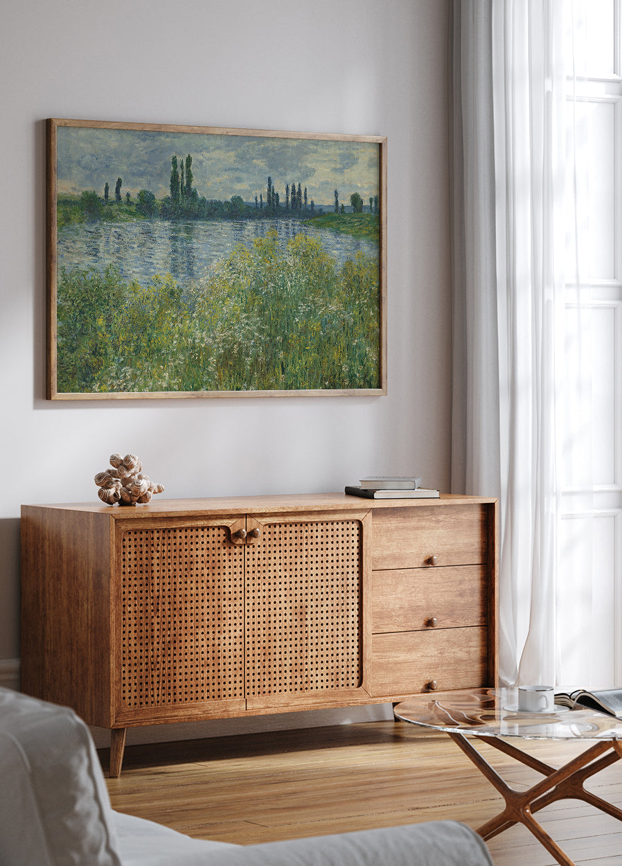 Banks of the Seine By Claude Monet Plakat - Posterbox.dk