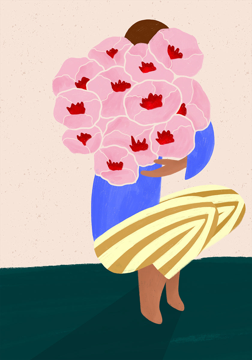 Boeket bloemen-poster