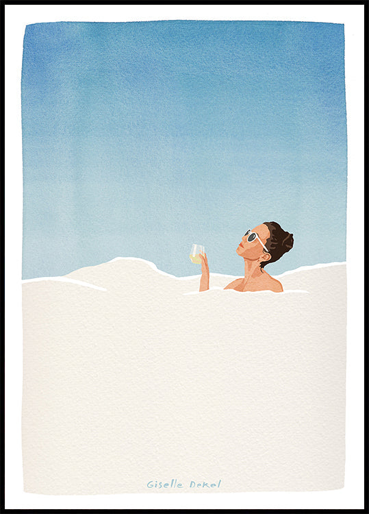 Bubbelbad-poster