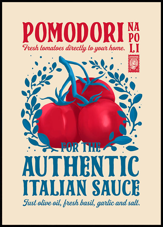 Pomodori keukenprint