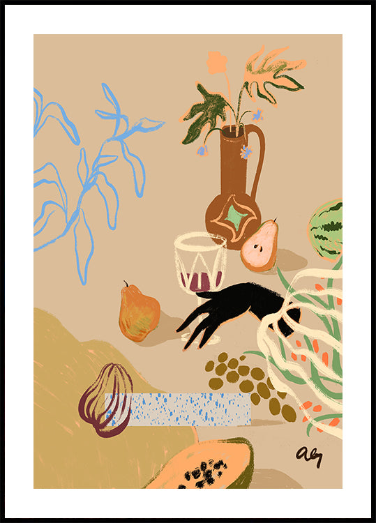 Geef mij de perenposter door