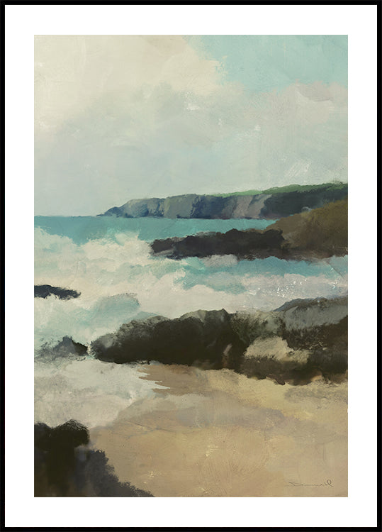 Rotsachtig strand