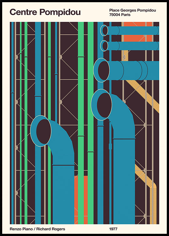 Pompidou-poster