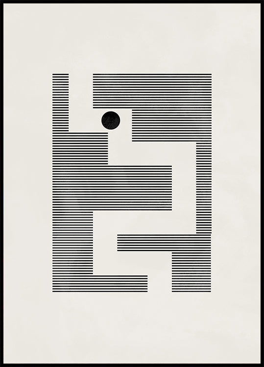 Minimalistisch doolhof