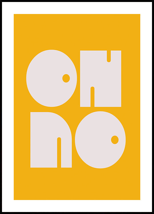 Gedurfde expressieposter