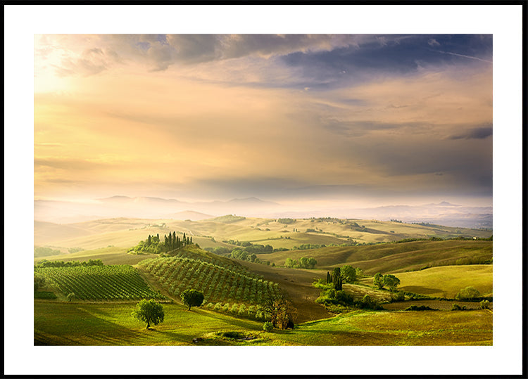 Zonsopgang van Podere Belvedere