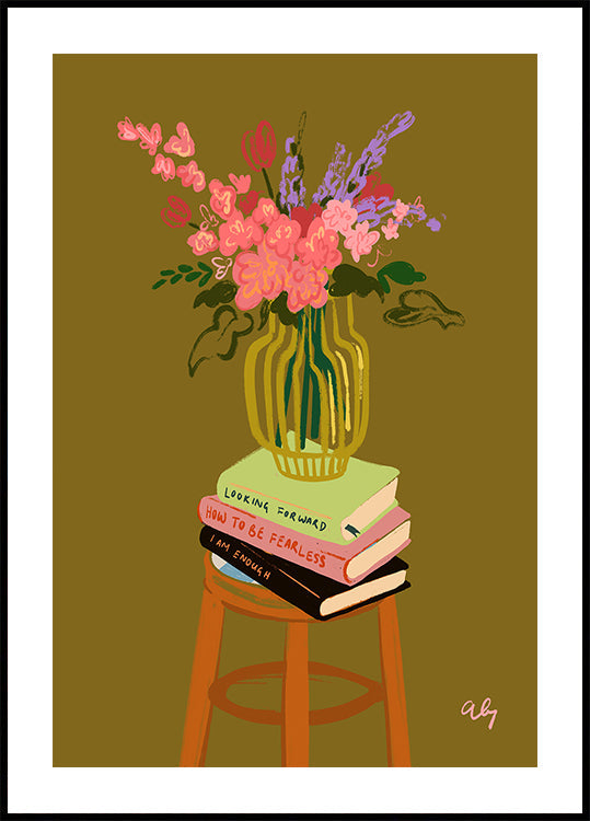 Bloemenvaasaffiche