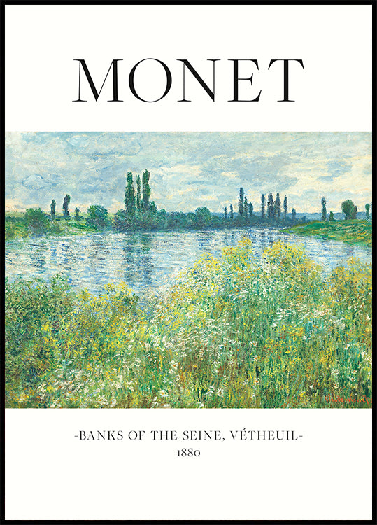 Oevers van de Seine-poster