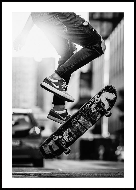Urban Skateboard Trick Plakat - Posterbox.dk