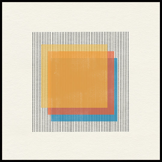 Kleurrijke illusies poster