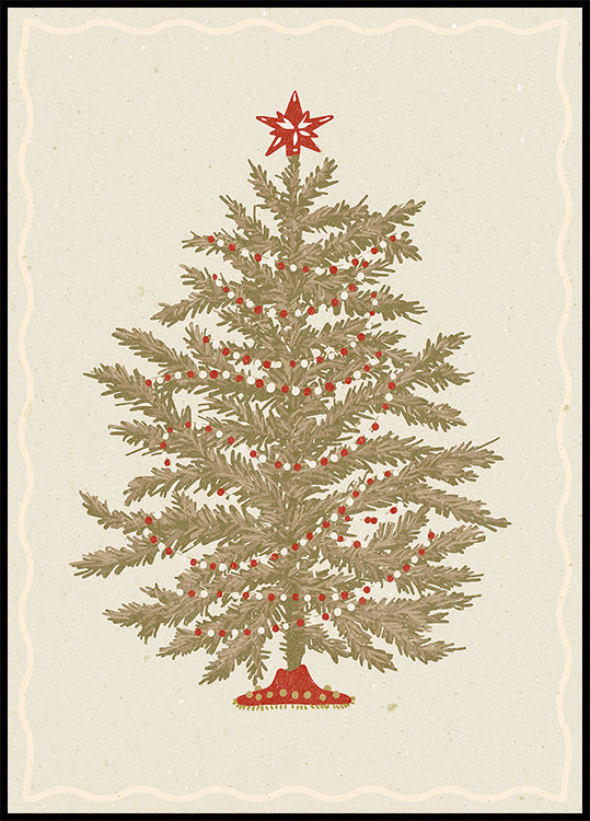 Kerstboom nr. 2 poster