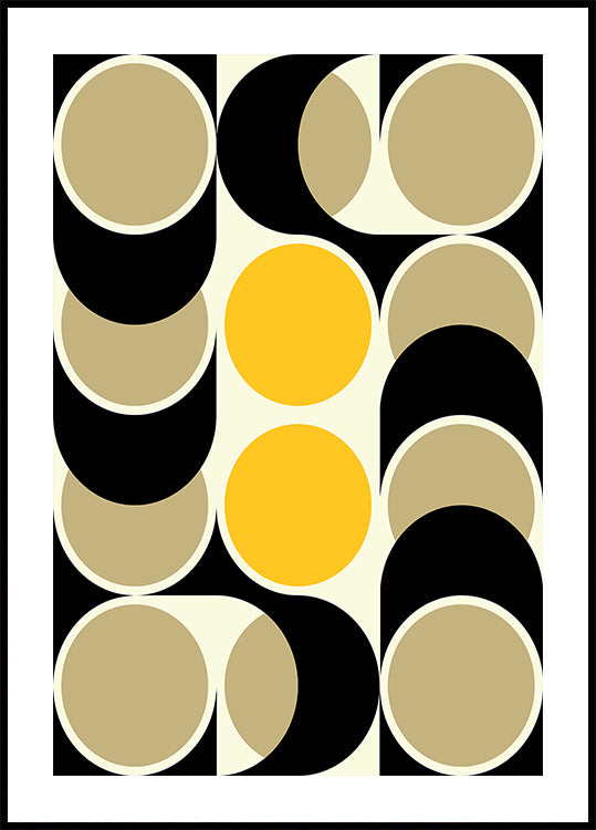 Retro cirkels dansen