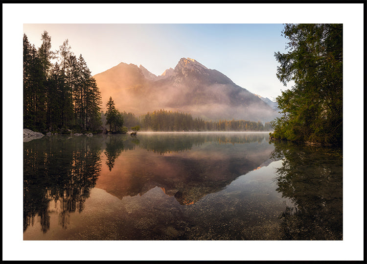 Gloeiende mistposter