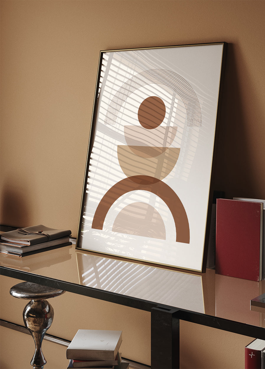 Geometric Shapes No. 3 Plakat - Posterbox.dk