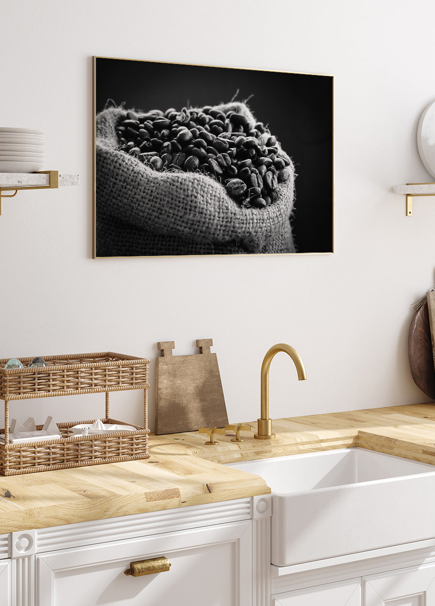 Bag Of Coffee Beans Plakat - Posterbox.dk