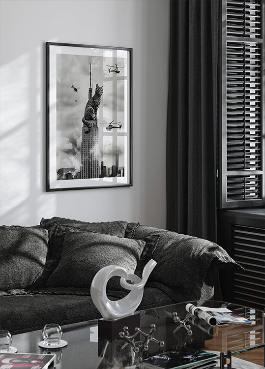 Kat op de bovenste poster