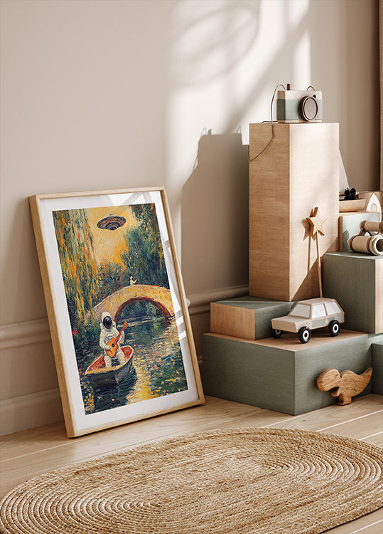 Ballade aan de rivierposter