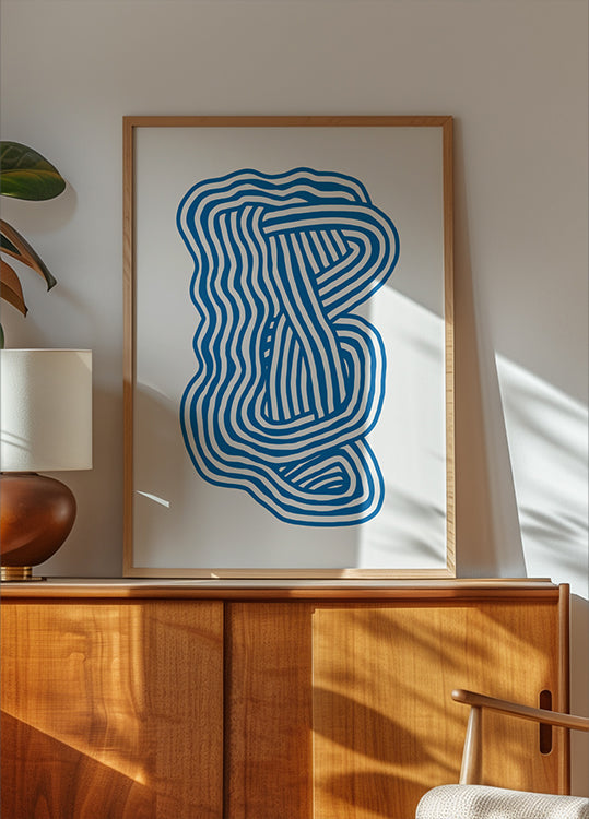 Lijntekeningen Beeldhouwen Poster