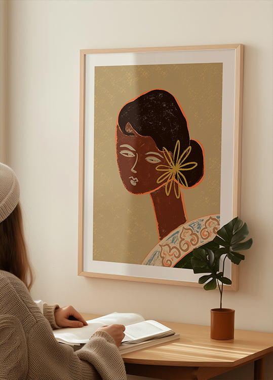 De Groene Dame-poster